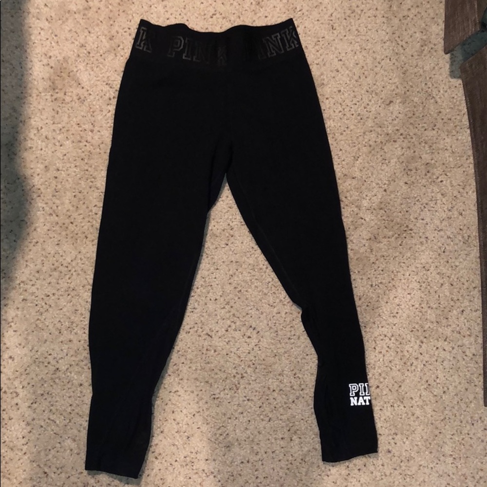 PINK crop leggings